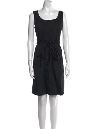 Theory Scoop Neck Knee-Length Dress