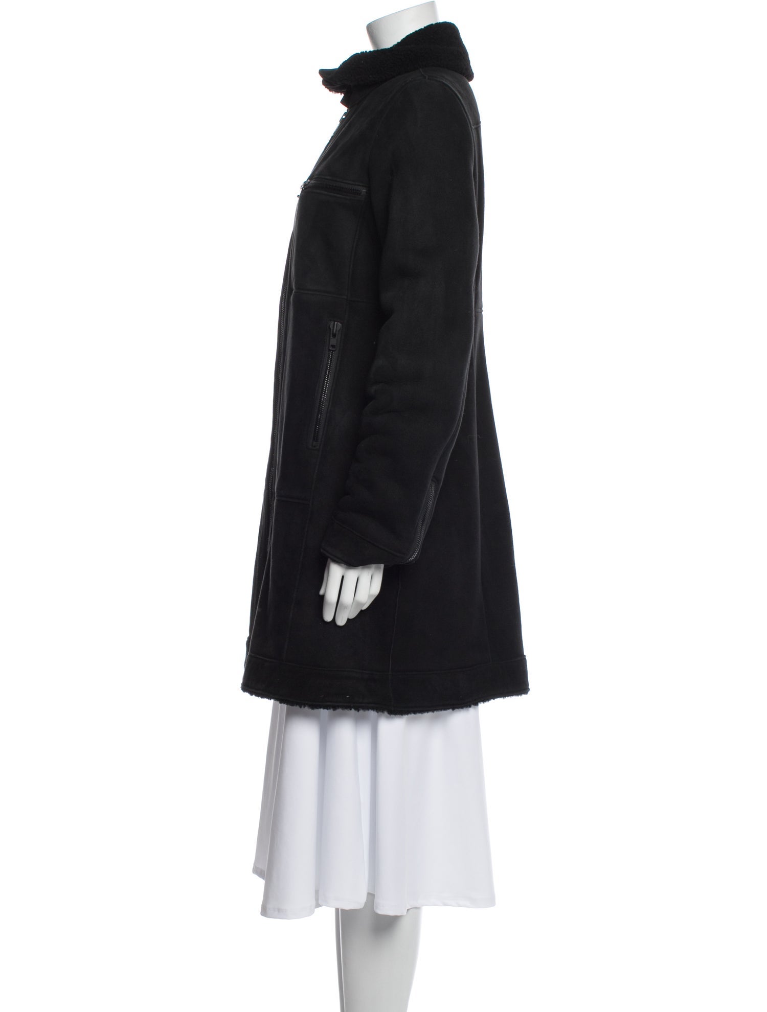 Theory Shearling Fur Coat