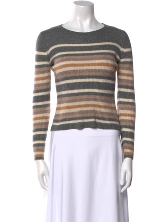 Theory Cashmere Striped Sweater