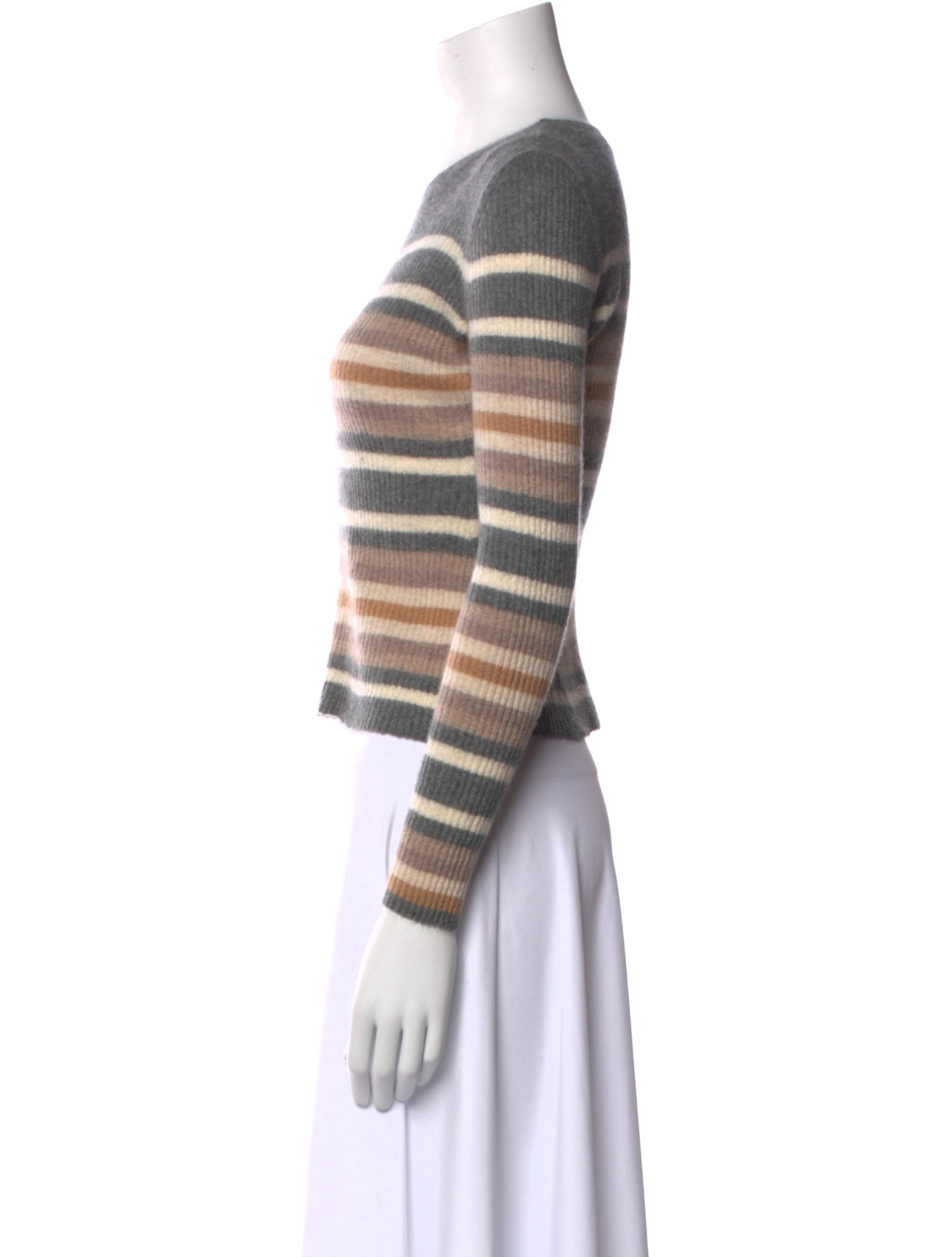 Theory Cashmere Striped Sweater