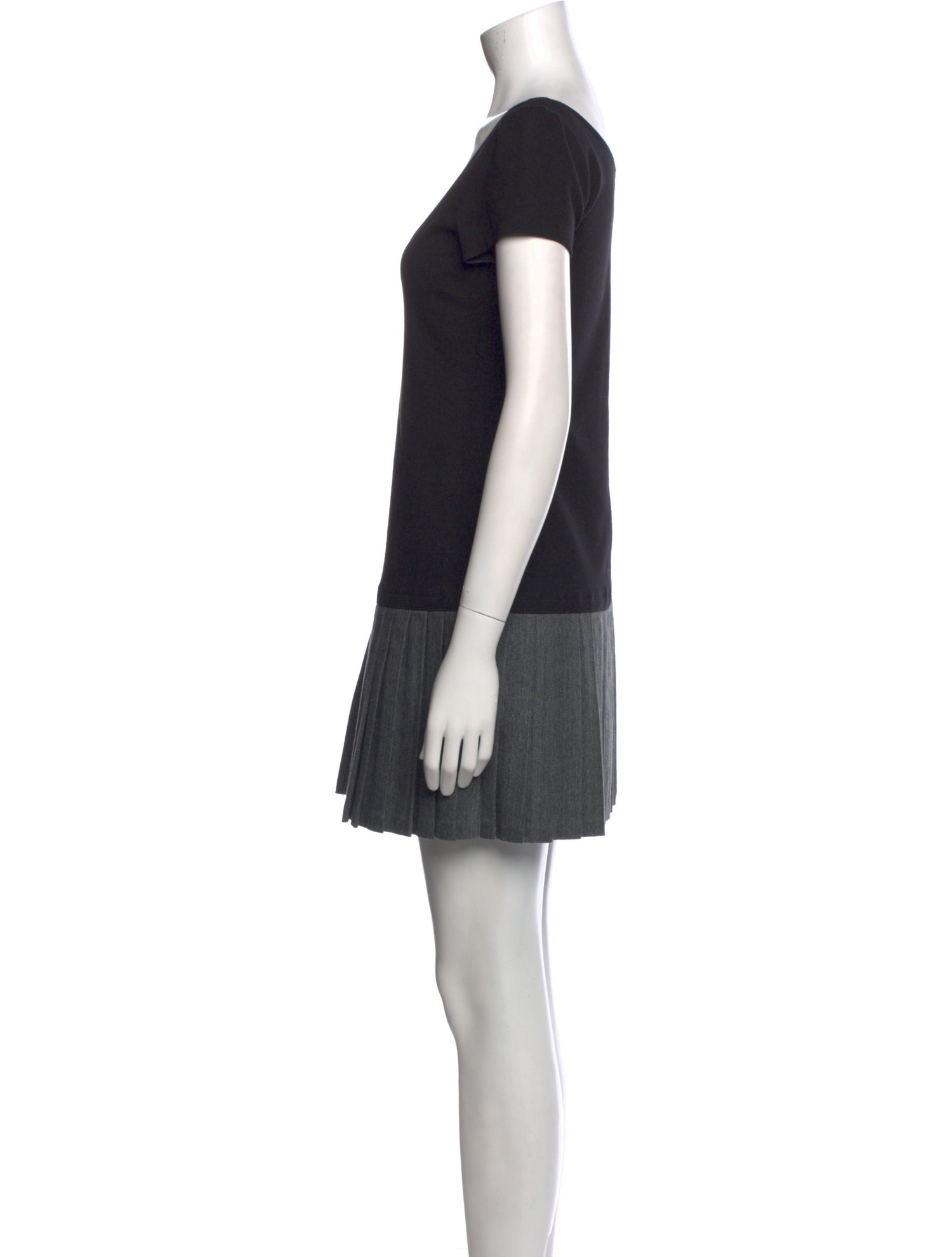 Theory Scoop Neck Mini Dress