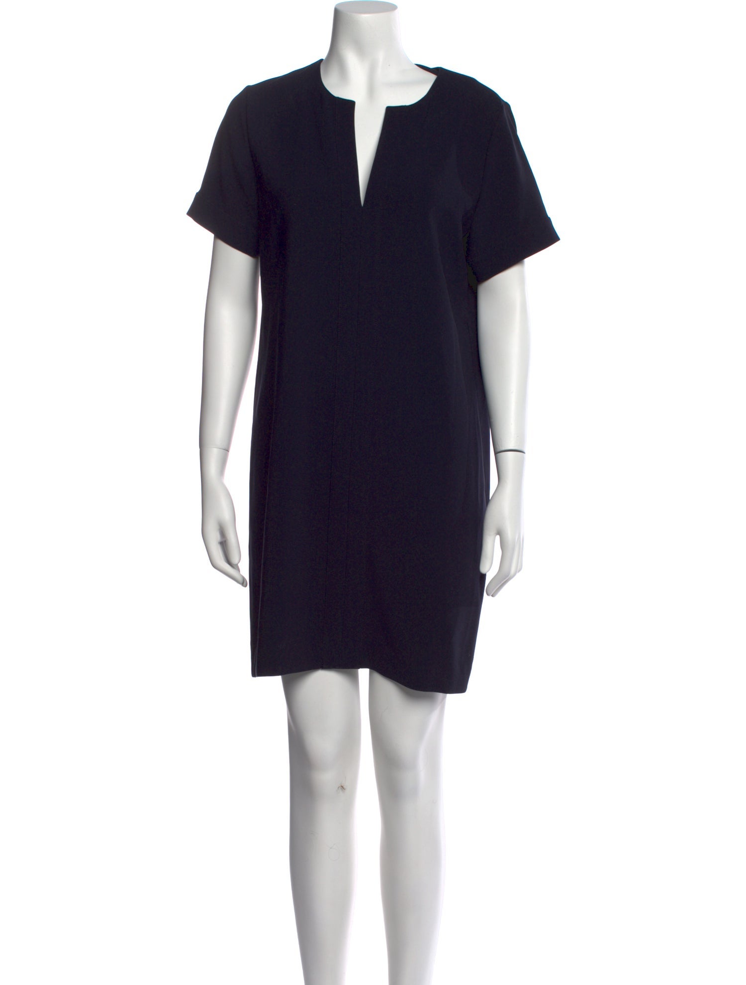 Theory V-Neck Mini Dress