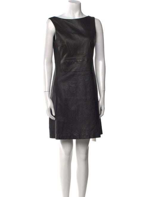 Theory Leather Mini Dress