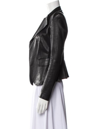 Theory Lamb Leather Evening Jacket