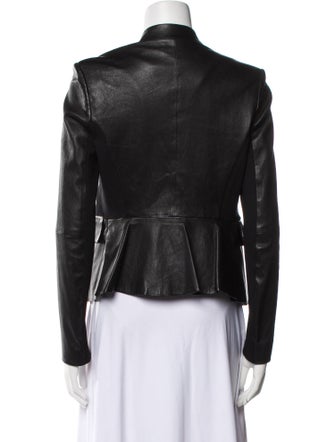 Theory Lamb Leather Evening Jacket