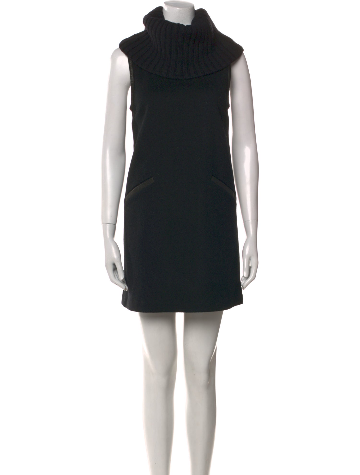 Theory Virgin Wool Mini Dress
