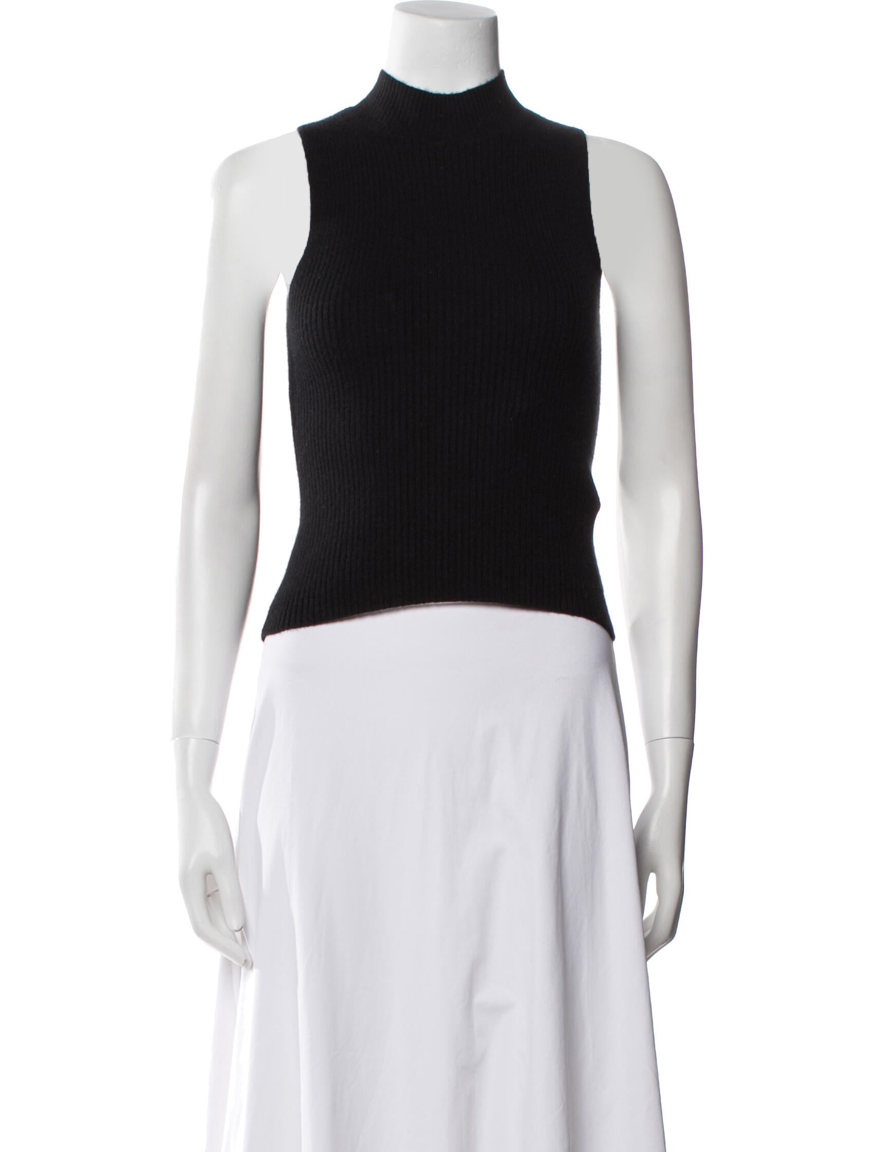 Theory Cashmere Mock Neck Sweater