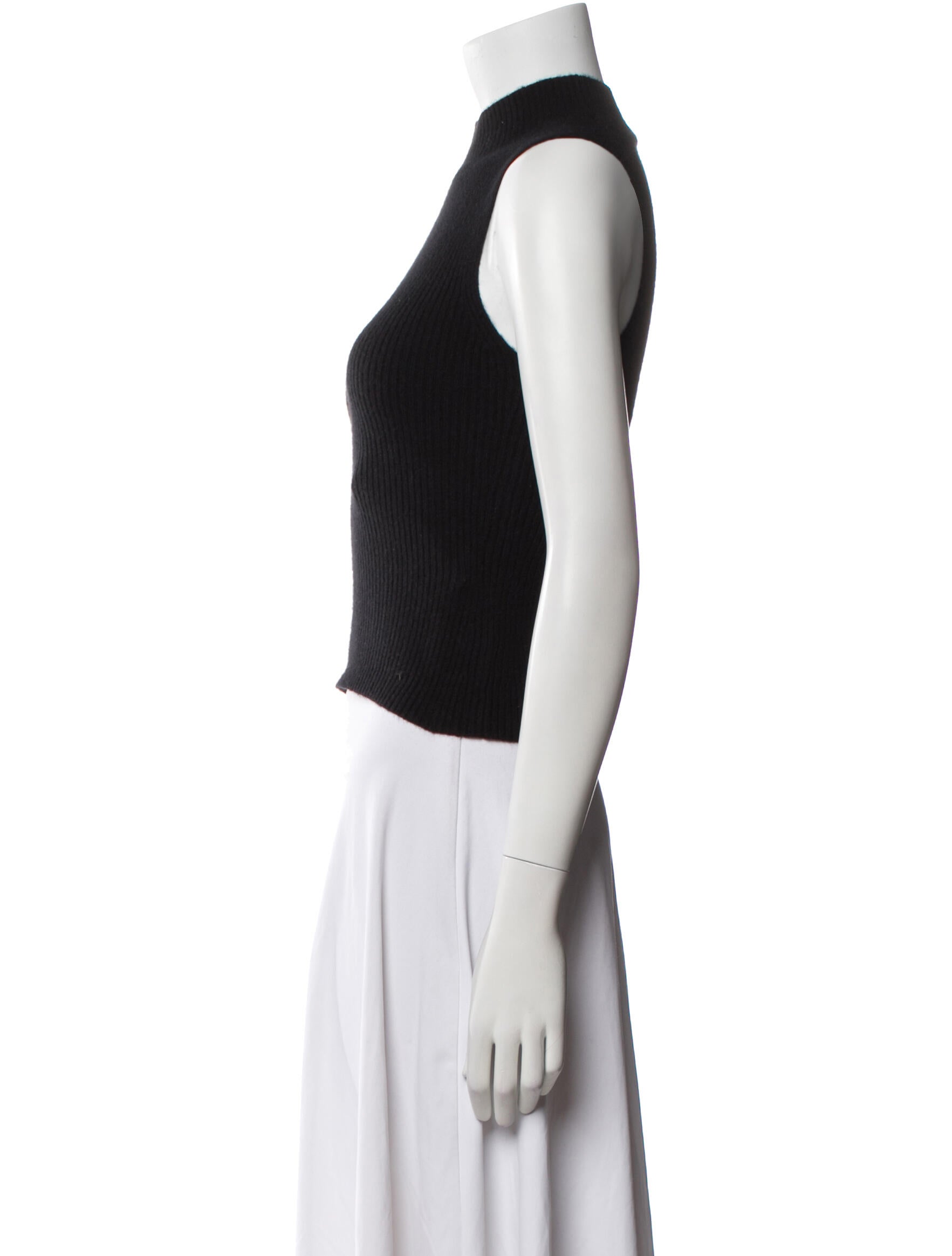 Theory Cashmere Mock Neck Sweater