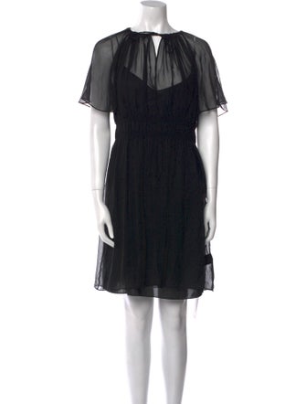Theory Silk Mini Dress
