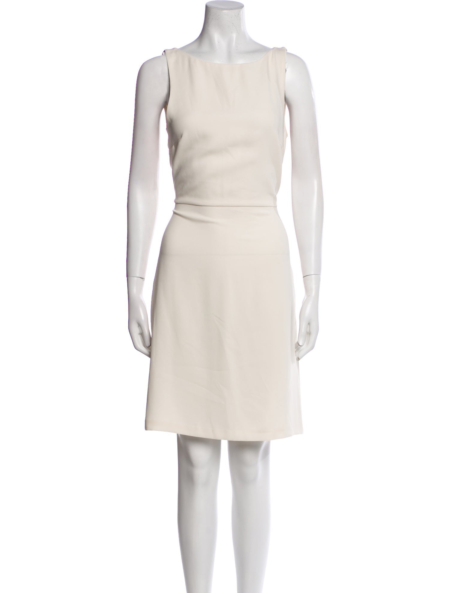 Theory Bateau Neckline Mini Dress