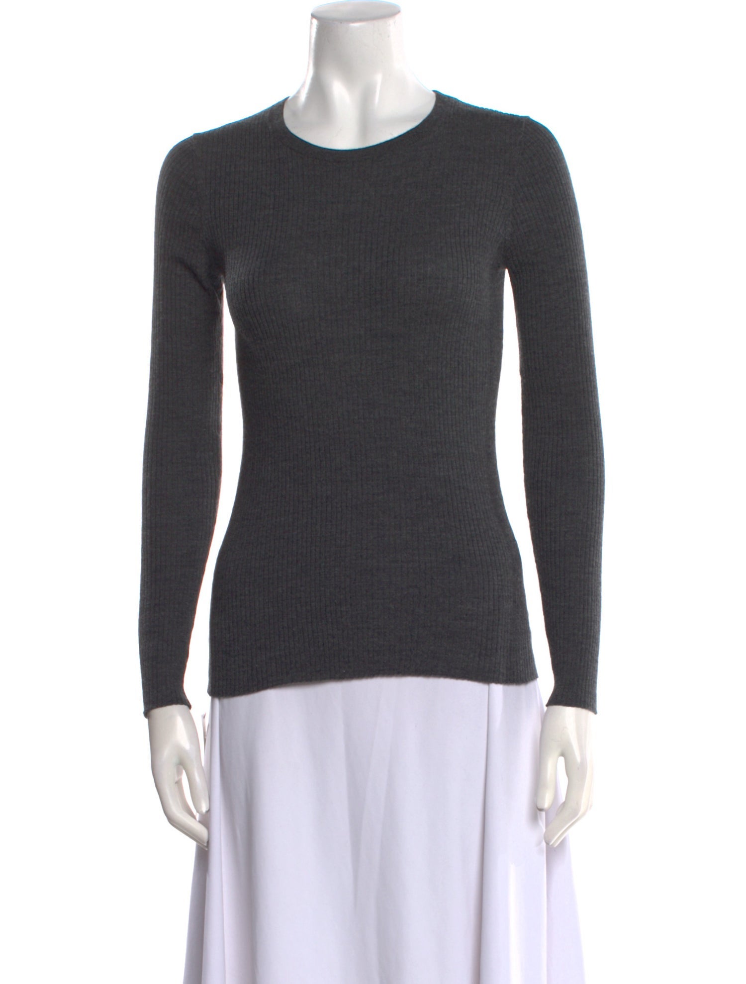 Theory Crew Neck Long Sleeve T-Shirt