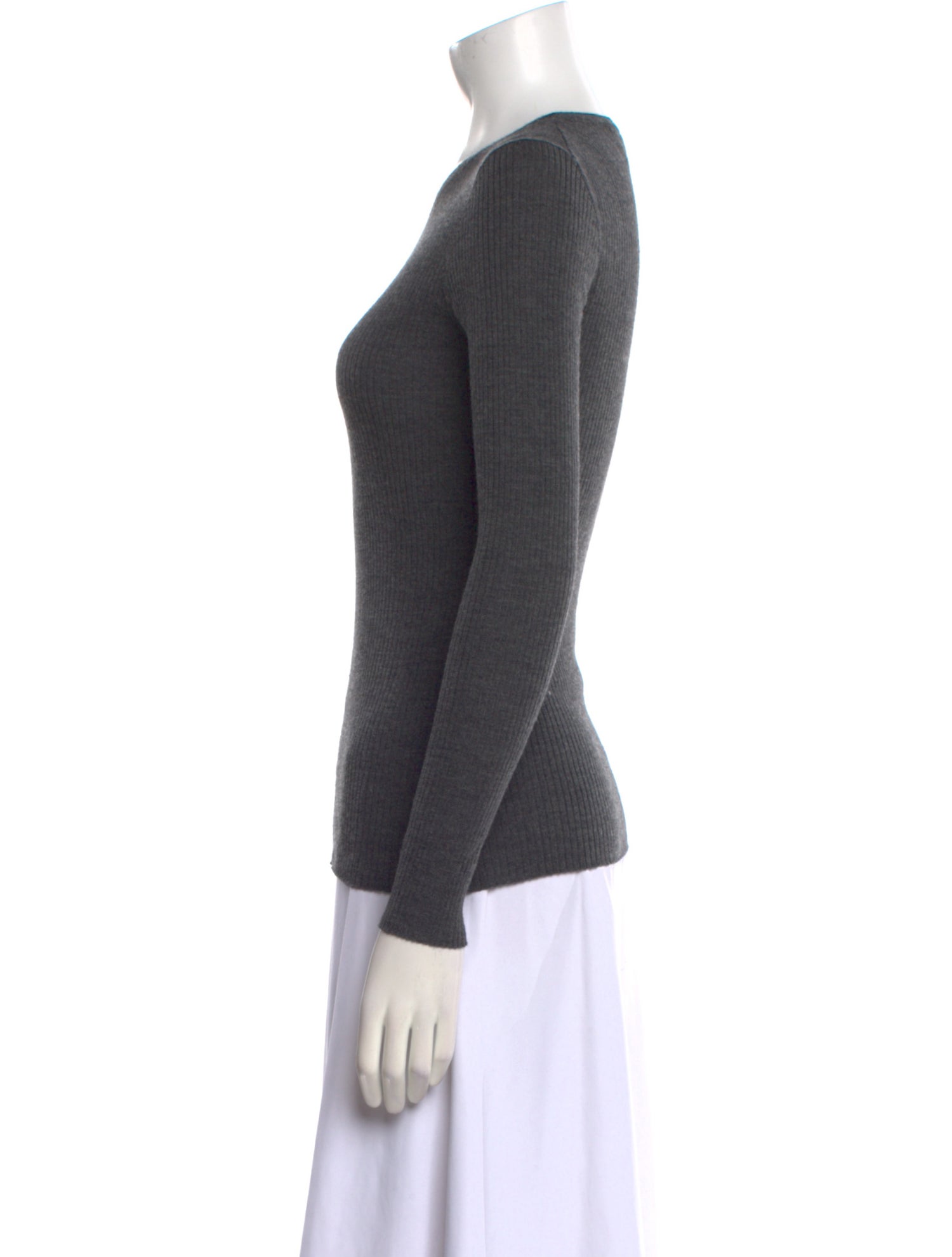 Theory Crew Neck Long Sleeve T-Shirt