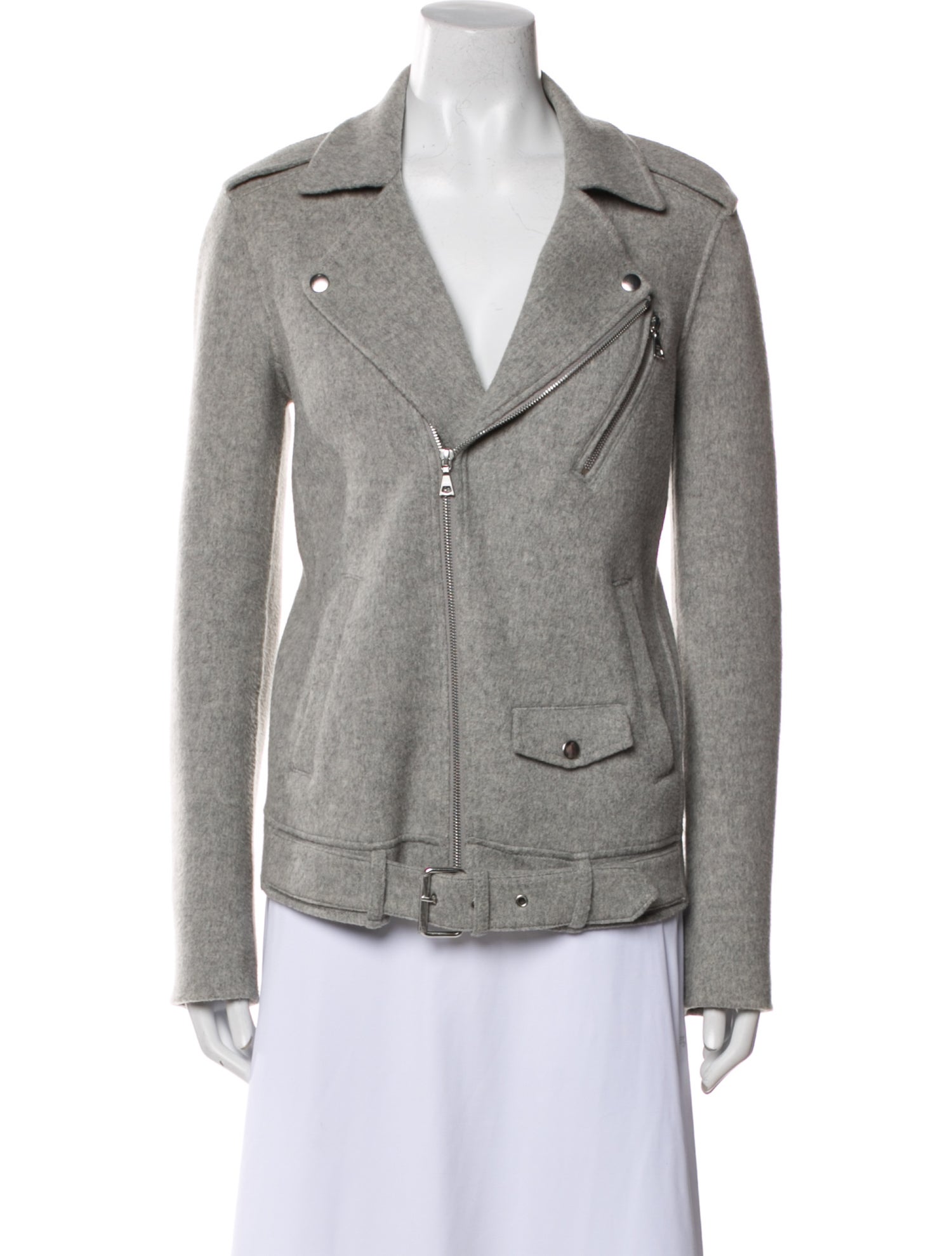 Theory Wool Biker Jacket