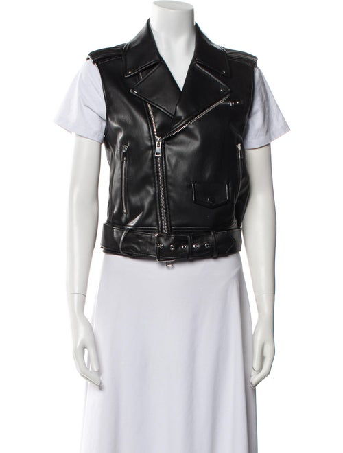 Theory Faux Leather Vest