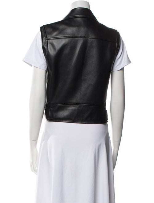 Theory Faux Leather Vest