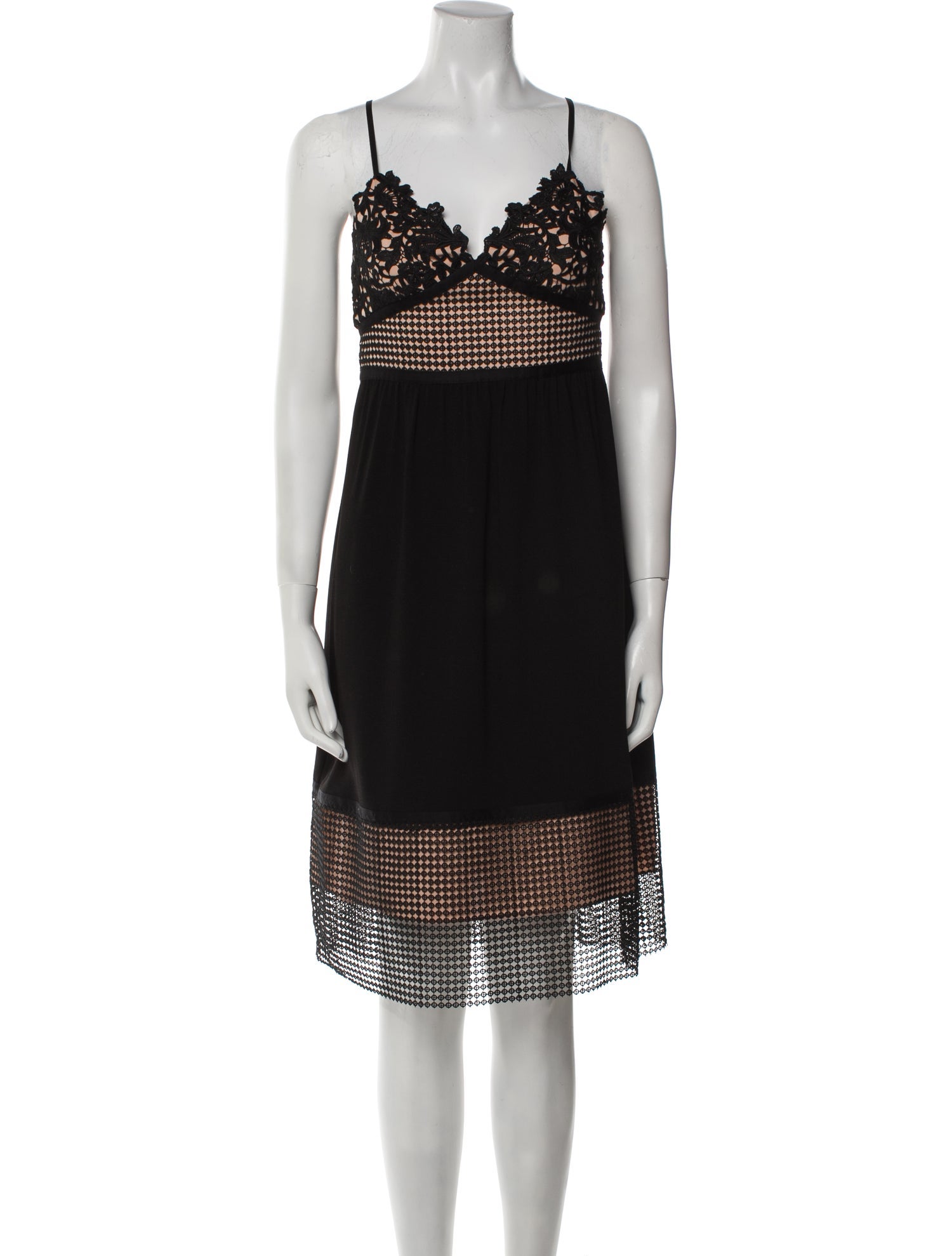 Theory Lace Pattern Midi Length Dress w/ Tags