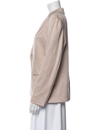 Theory Plaid Print Blazer