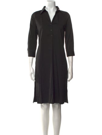 Theory V-Neck Knee-Length Dress