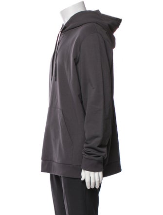 Theory V-Neck Long Sleeve Hoodie