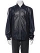 Theory Lamb Leather Bomber Jacket