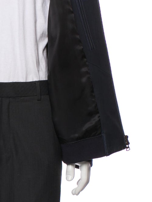 Theory Lamb Leather Bomber Jacket