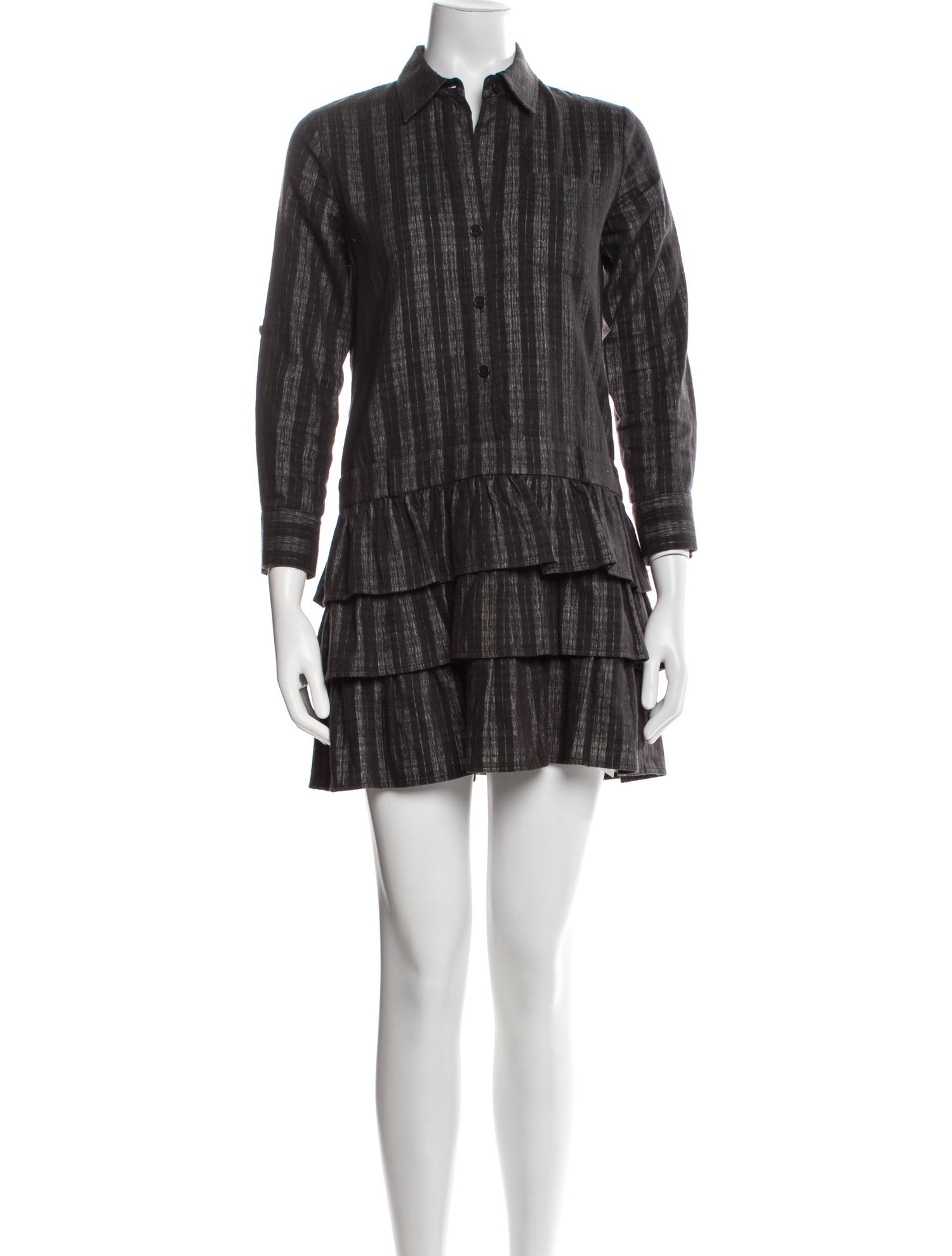 Theory Striped Mini Dress
