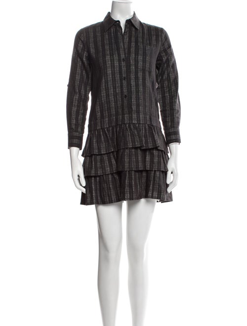 Theory Striped Mini Dress