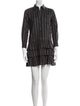 Theory Striped Mini Dress