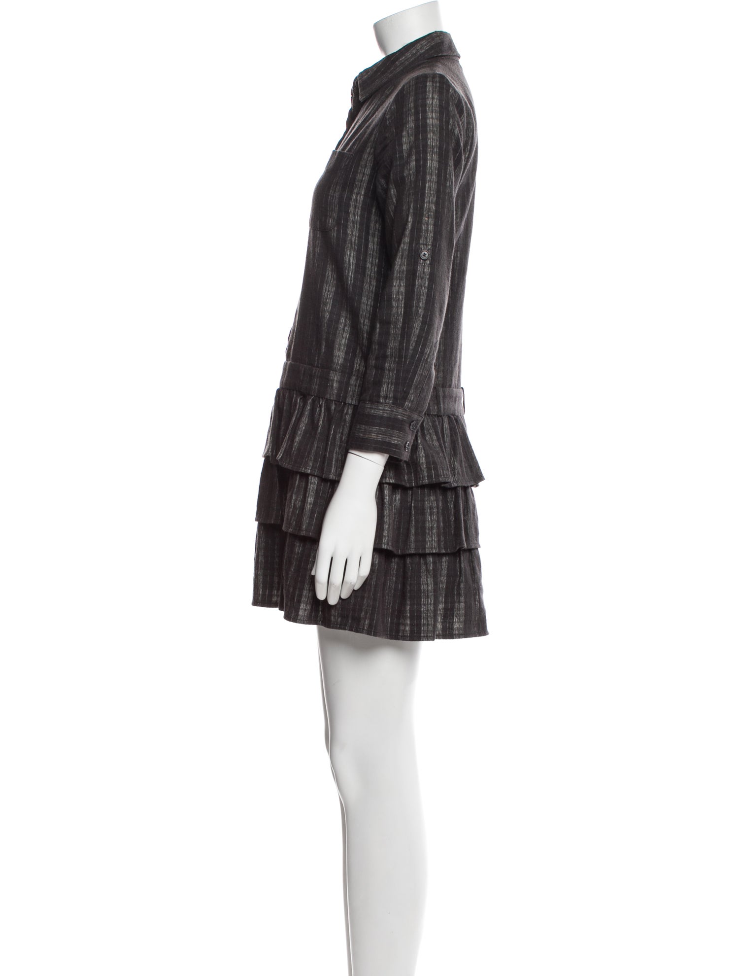 Theory Striped Mini Dress