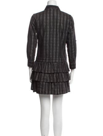 Theory Striped Mini Dress