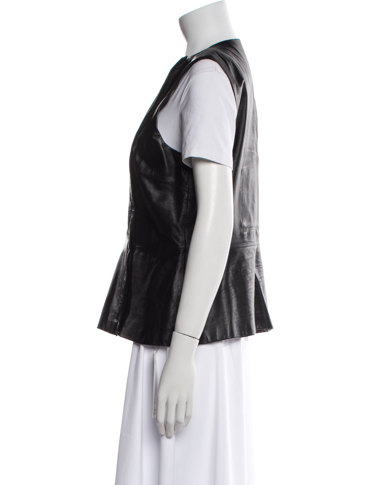 Theory Lamb Leather Vest