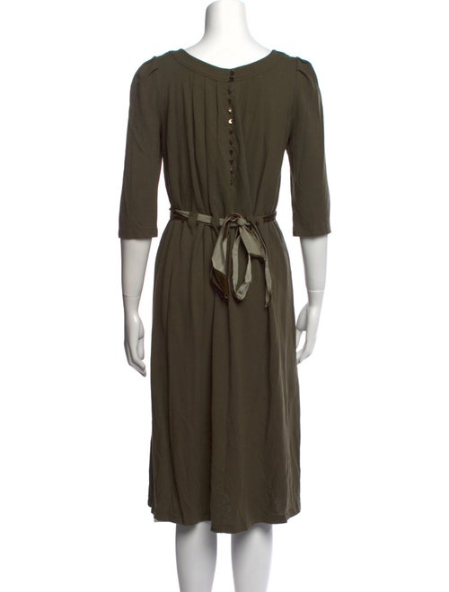 Theory Scoop Neck Midi Length Dress