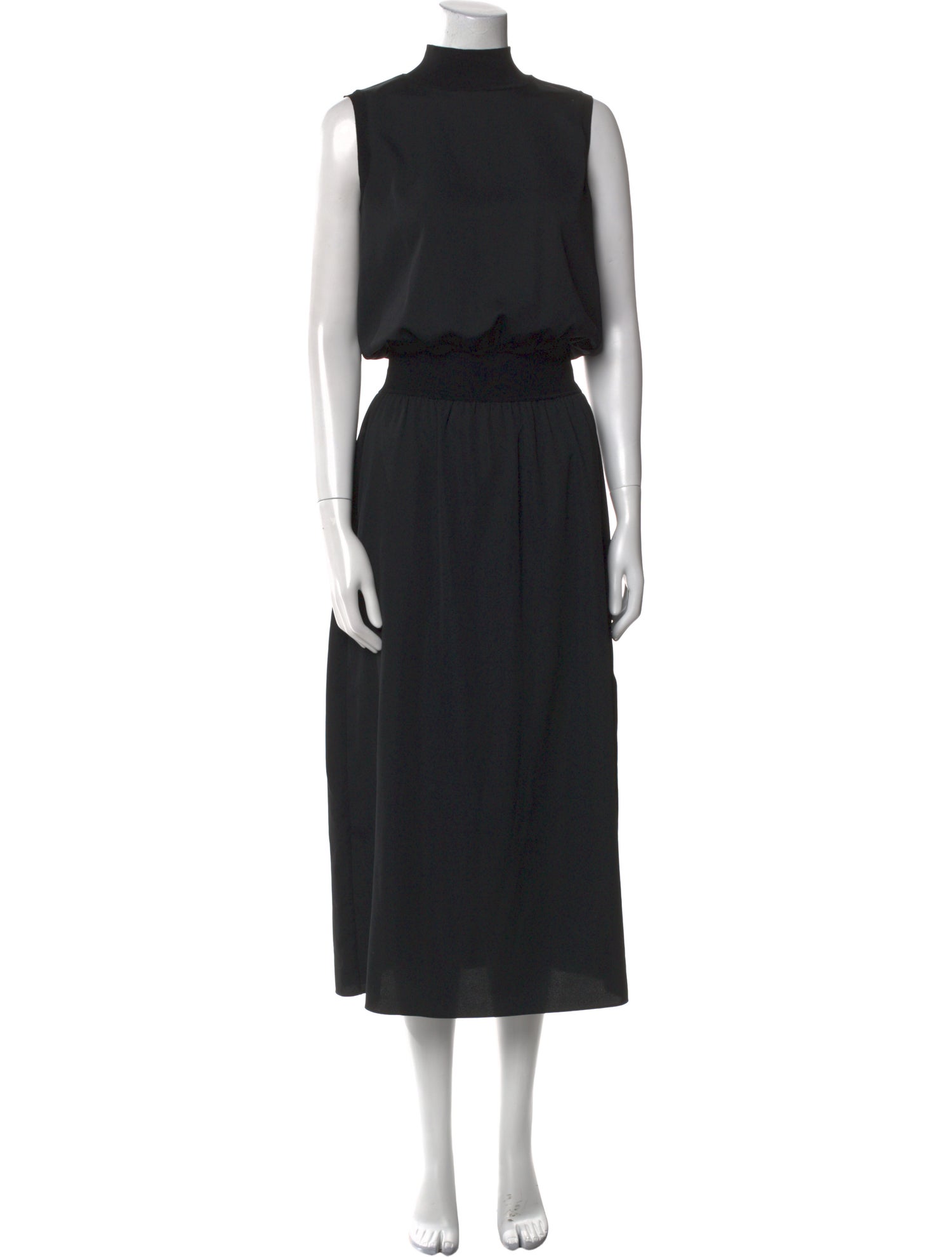 Theory Mock Neck Long Dress