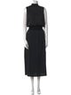 Theory Mock Neck Long Dress