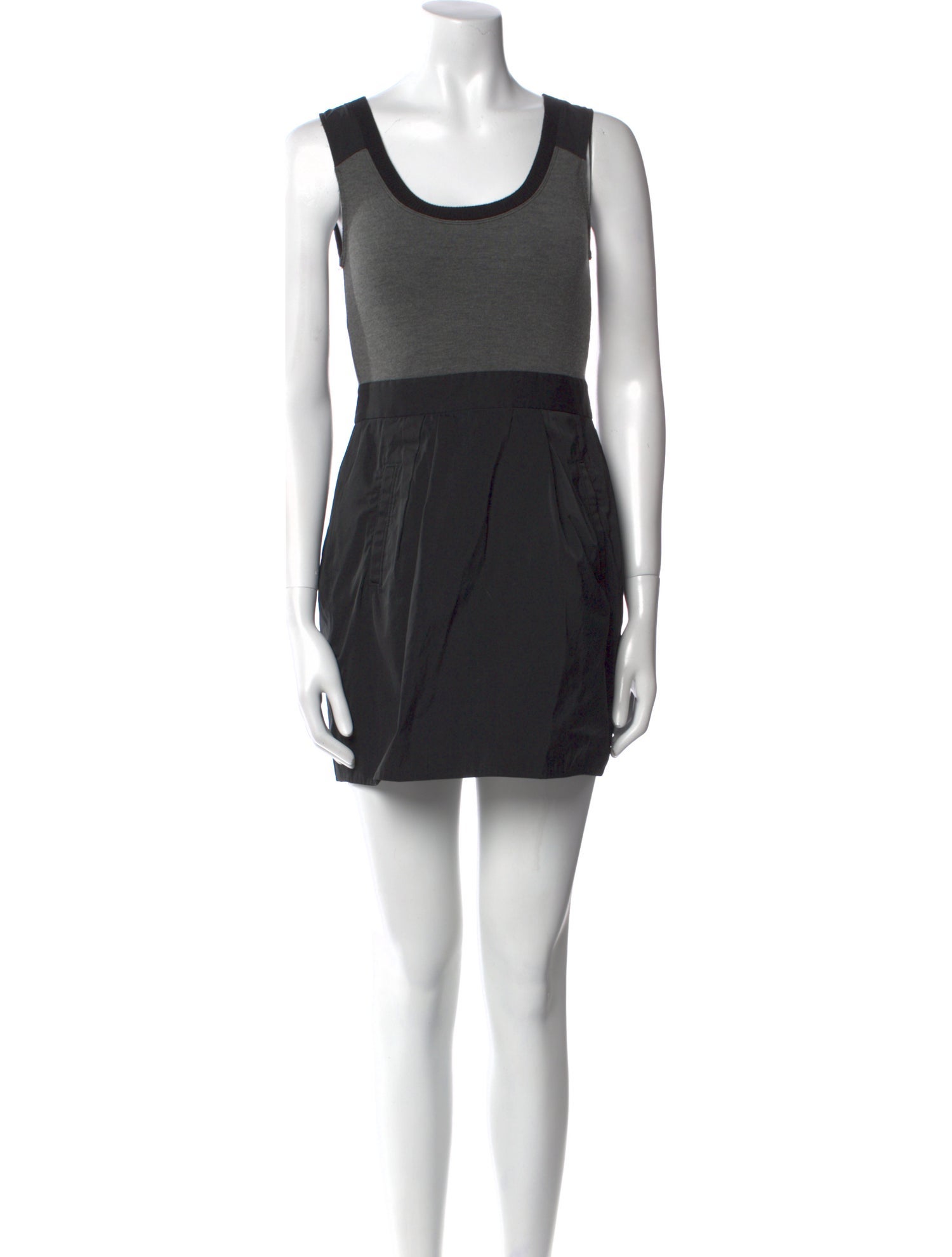 Theory Scoop Neck Mini Dress