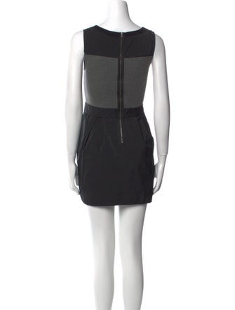 Theory Scoop Neck Mini Dress