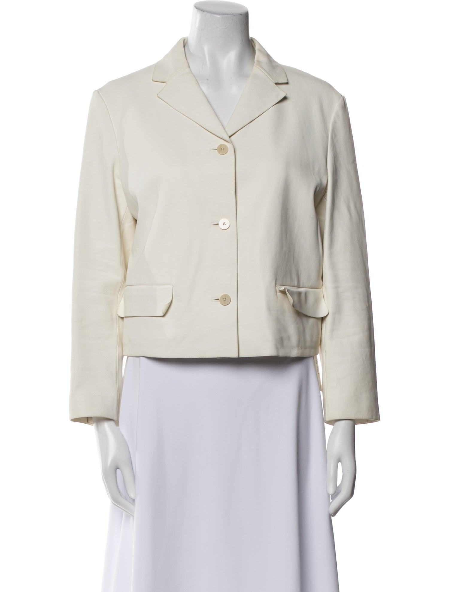 Theory Lamb Leather Blazer