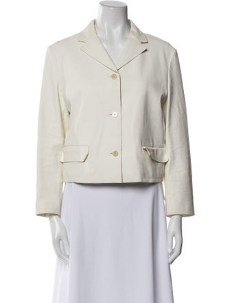 Theory Lamb Leather Blazer