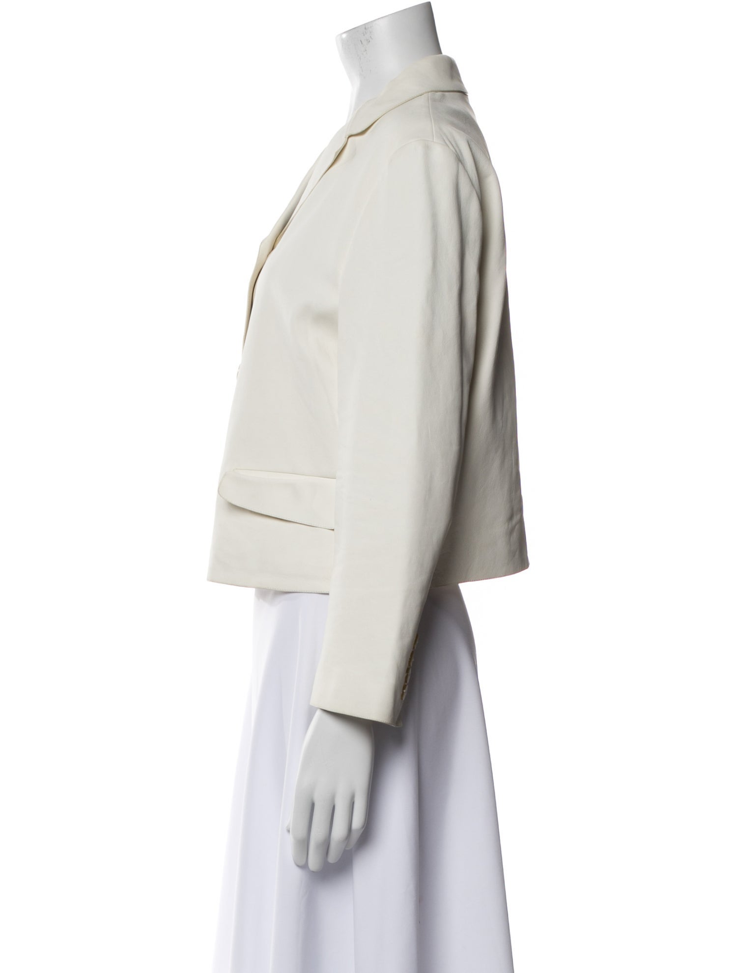 Theory Lamb Leather Blazer