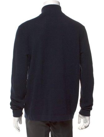 Theory Mock Neck Long Sleeve Cardigan