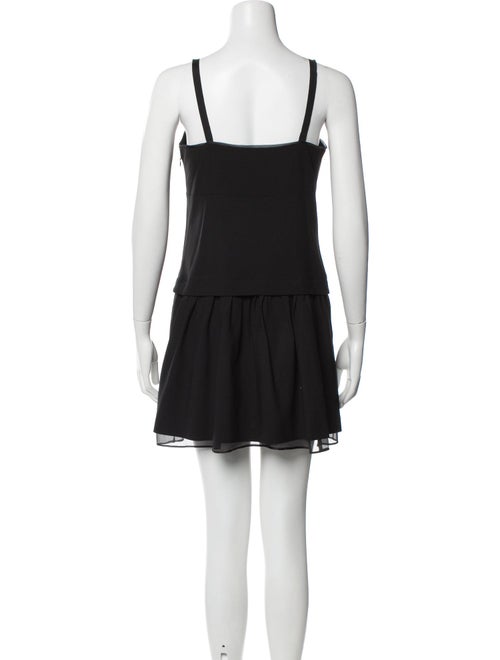 Theory Square Neckline Mini Dress