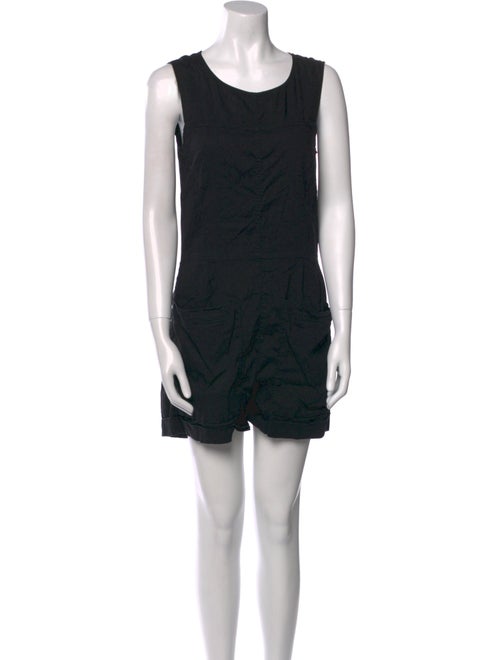 Theory Linen Scoop Neck Romper