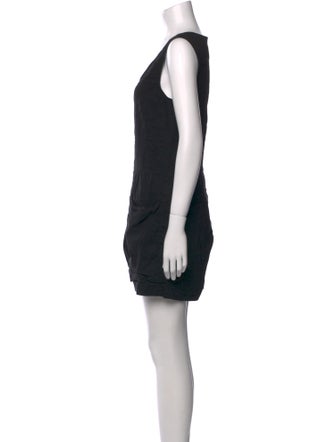 Theory Linen Scoop Neck Romper