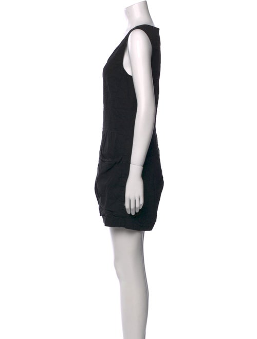 Theory Linen Scoop Neck Romper