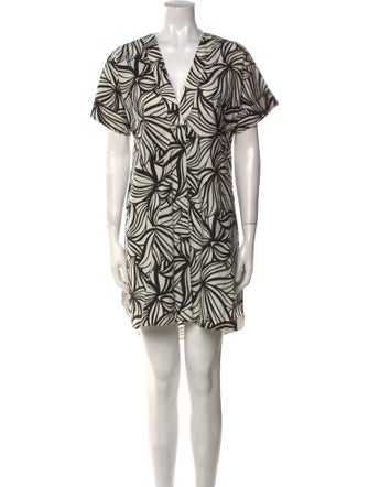 Theory Printed Knee-Length Dress