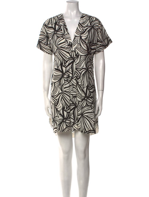 Theory Printed Knee-Length Dress