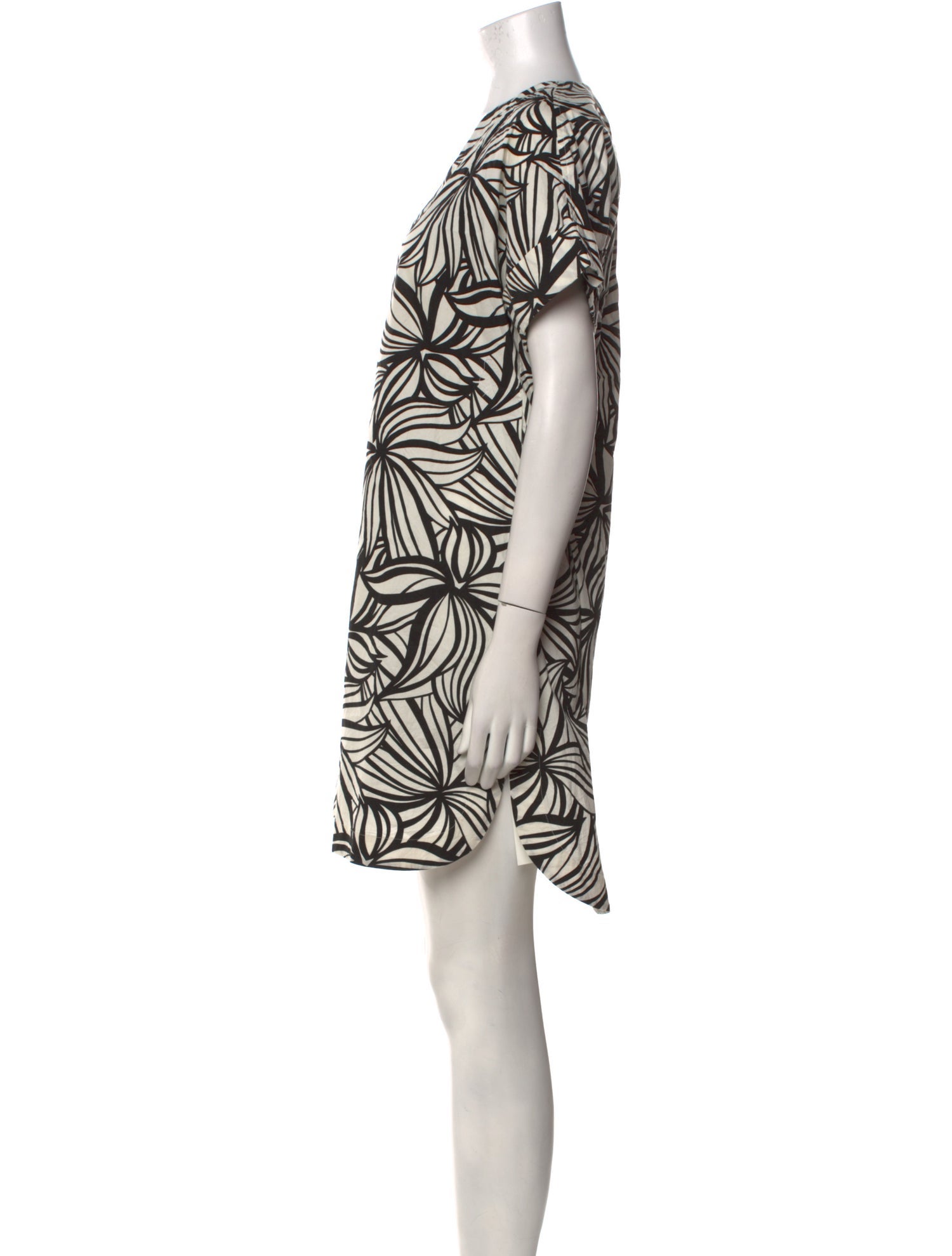 Theory Printed Knee-Length Dress