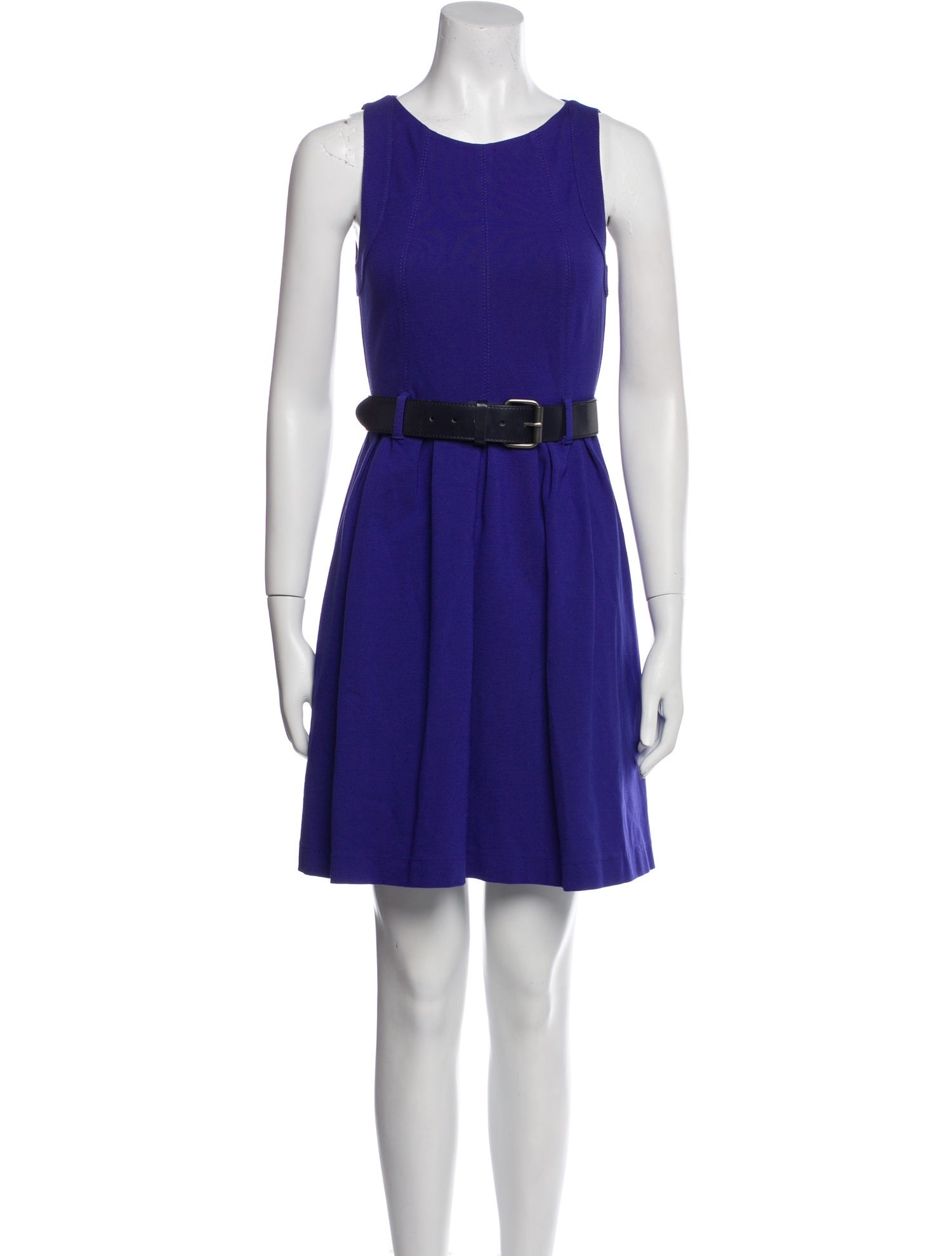 Theory Scoop Neck Mini Dress