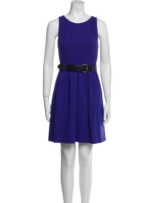 Theory Scoop Neck Mini Dress