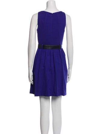 Theory Scoop Neck Mini Dress